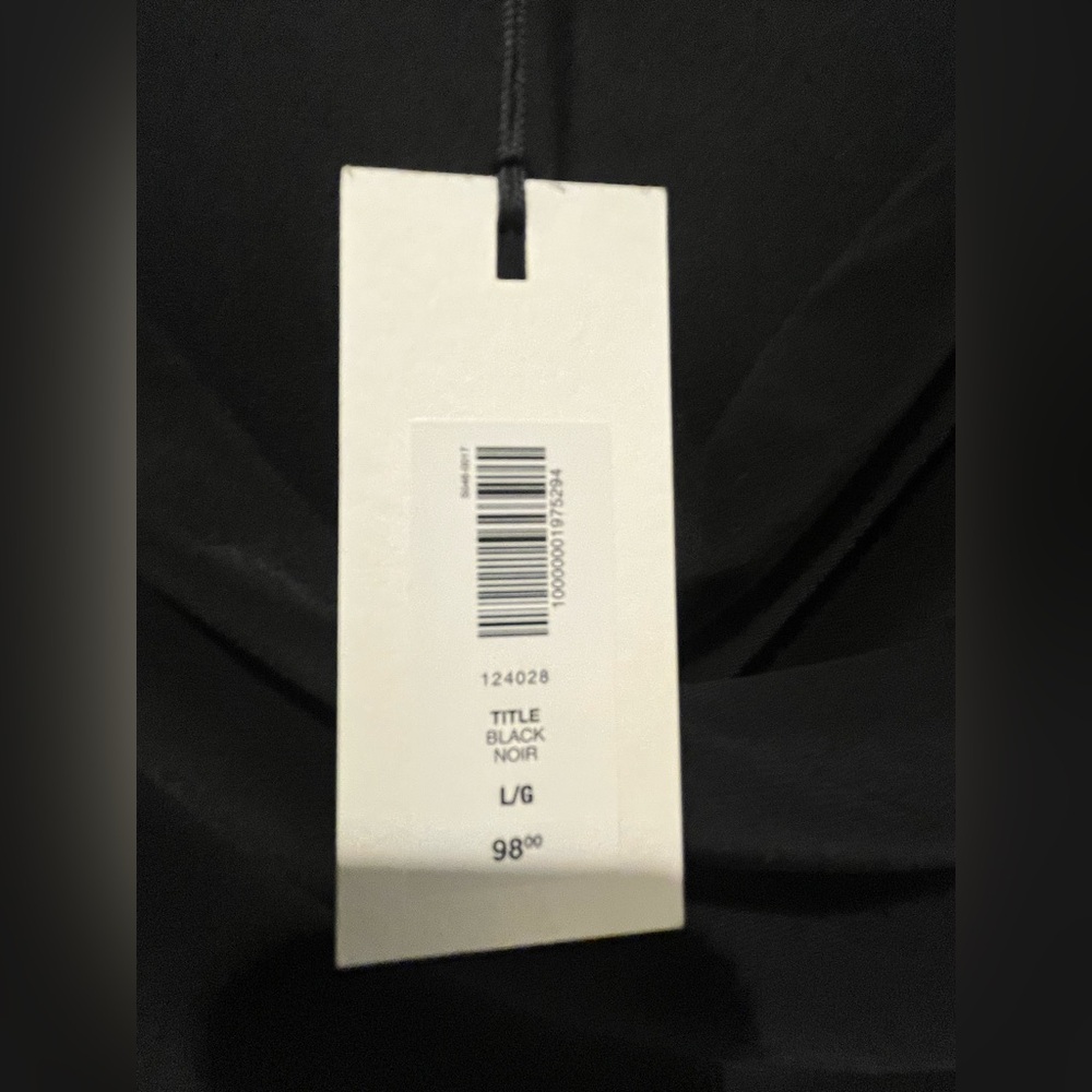 Babaton Flattering V-neck Black Dress with Side Rouching NWT - Picture 5 of 5